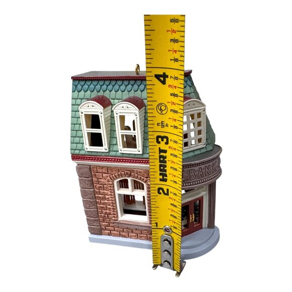 Hallmark Nostalgic Houses & Shops Set of 2 Mamas Restorante Italiano Corner Bank - Picture 3 of 6